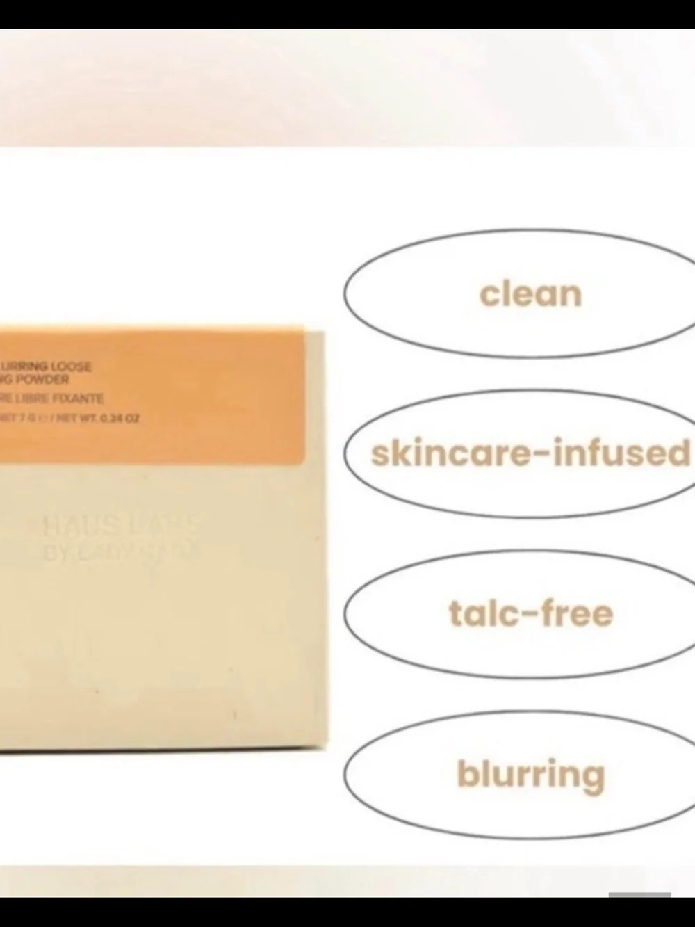 Haus Labs Bio Blurring Loose Setting Powder In Golden NIB✨ FREE GIFT ✨